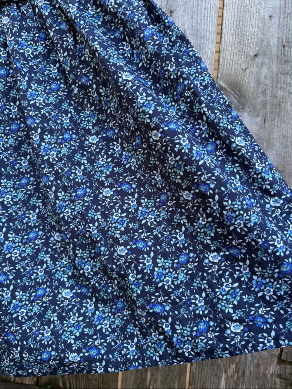 NWT Free People Petunia Mini Dress Blue Floral Size Medium Retail $128.00 - Picture 7 of 13
